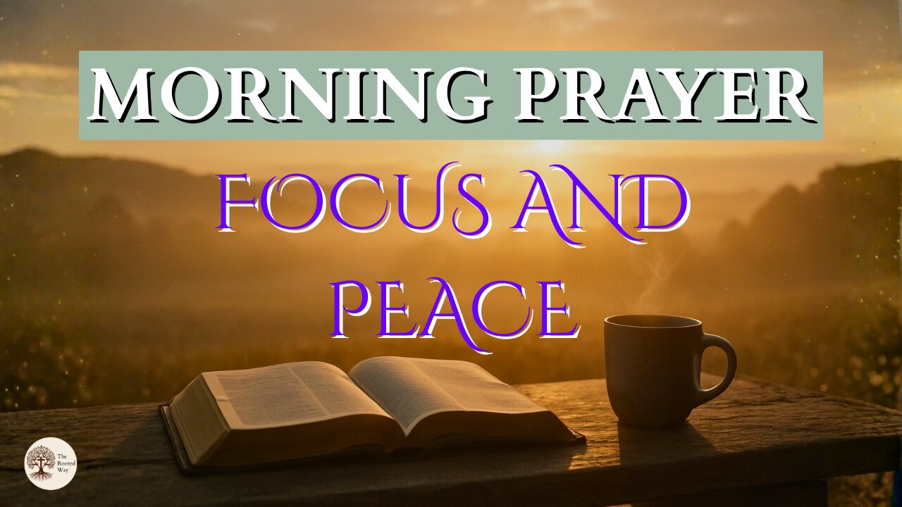 Morning Prayer for Focus and Peace