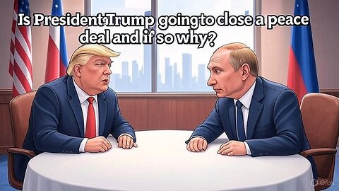 Is President Trump going to close a peace deal and if so why?