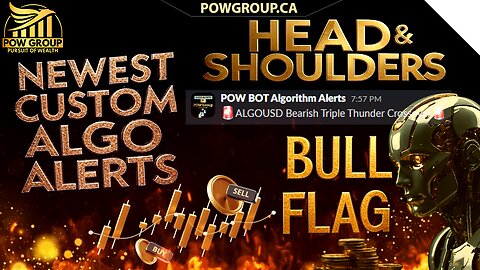 🚨MUST SEE🚨 New POW ALGO Alerts: Head & Shoulders + Bull Flag Alerts & More