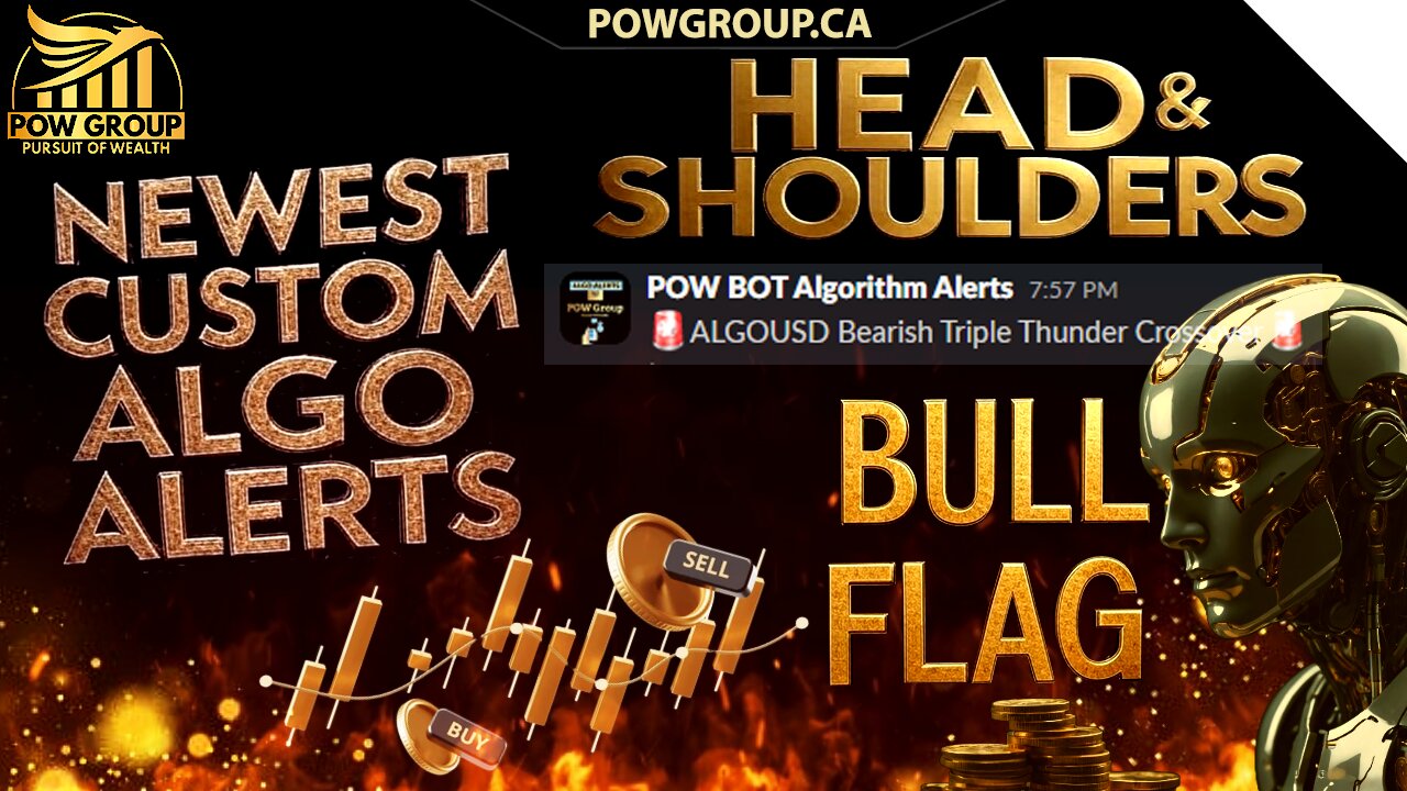 🚨MUST SEE🚨 New POW ALGO Alerts: Head & Shoulders + Bull Flag Alerts & More