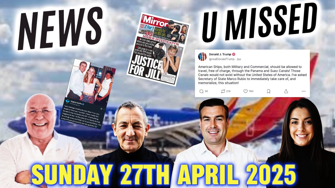 CHARLIE WARD DAILY NEWS WITH DREW DEMI SUNDAY 27TH APRIL 2025