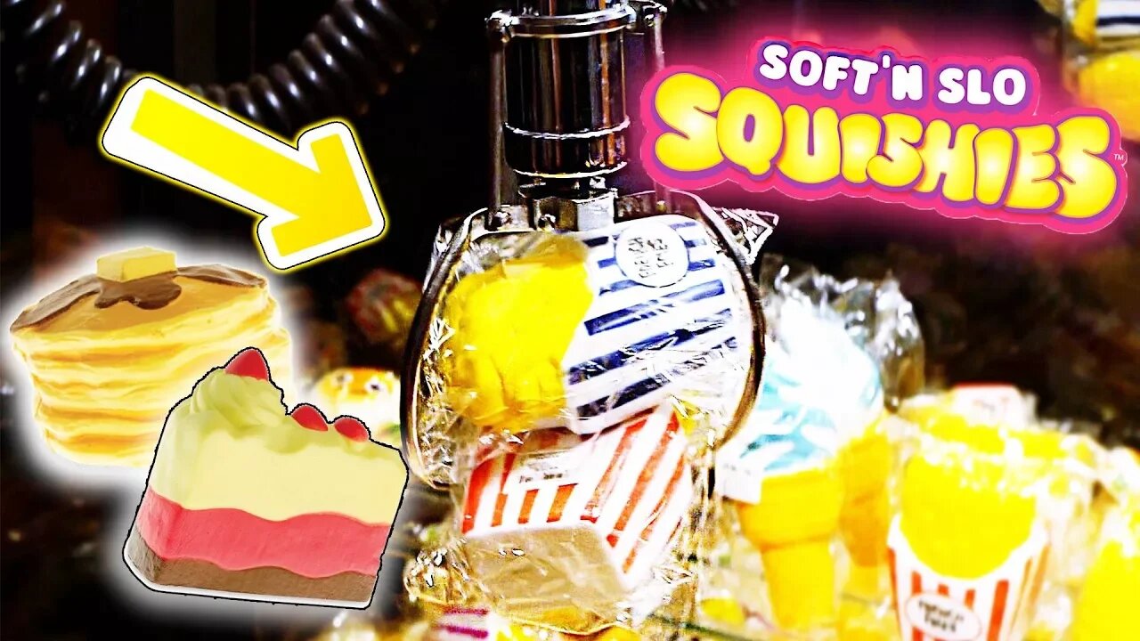 WON SQUISHIES FROM THE CLAW MACHINE!