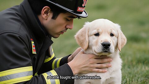 Fireman Reyes Saves a Puppy From a Burning Home