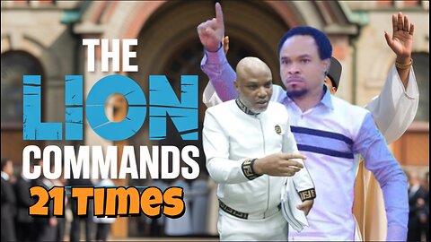 Ndaboski Bahosa: The Lion Himself Commands Church to Shout Nnamdi Kanu 21 Times