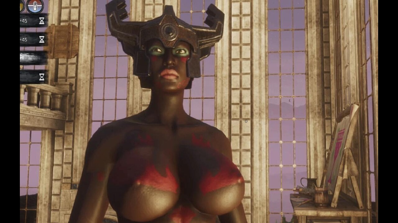 Conan Exiles beginners guide farming dragon bone with Enormous Titties busty Boobs breast expansion