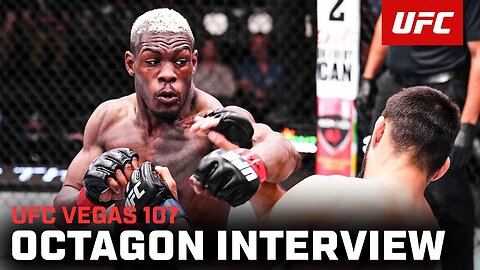 Bolaji Oki Octagon Interview | UFC Vegas 107 Post-Fight Reaction