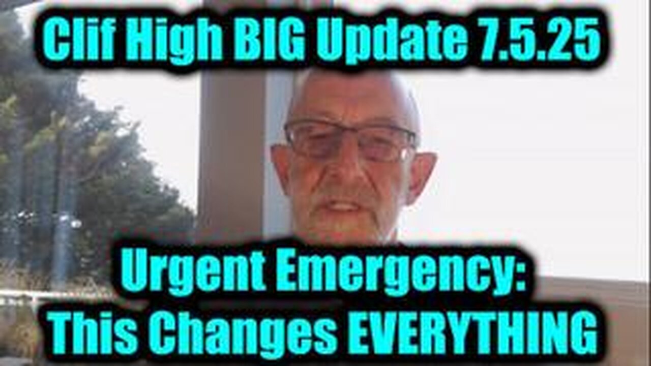 CLIFF HIGH - An Emergency Reset Coming - This Changes EVERYTHING