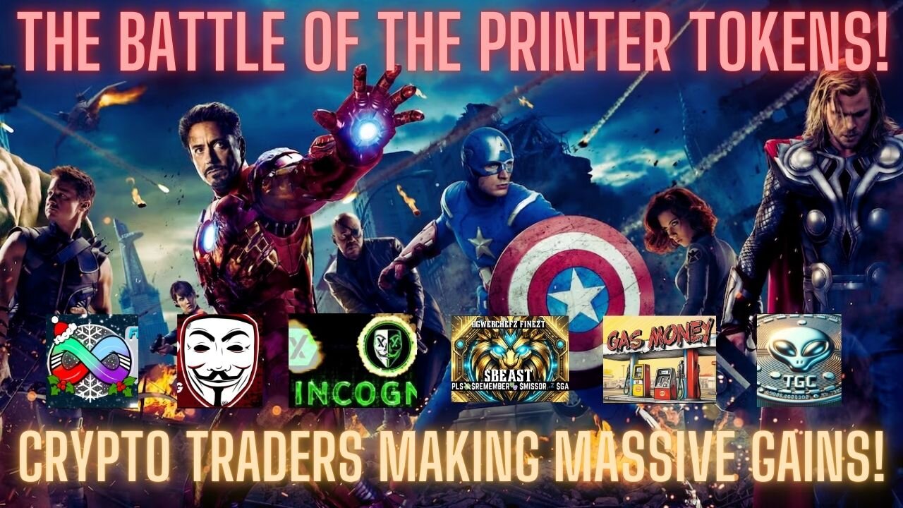 THE BATTLE OF THE PRINTER TOKENS! Crypto Traders Making Massive Gains!
