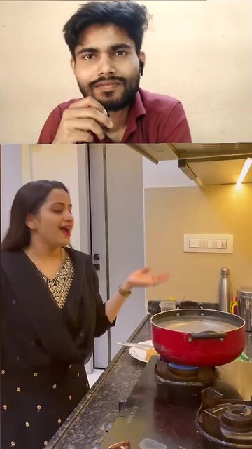 wife maggie banate time nach Rahi hai