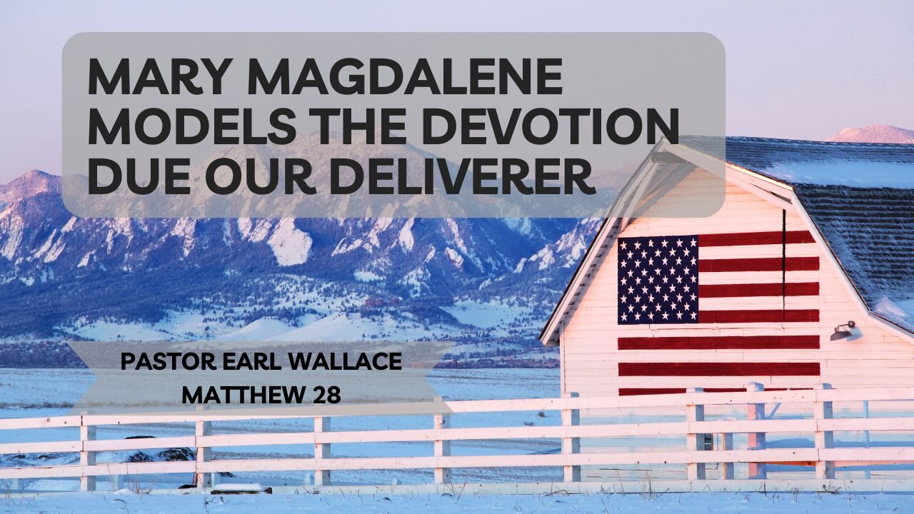 Matthew 28-Mary Magdalene Models Devotion