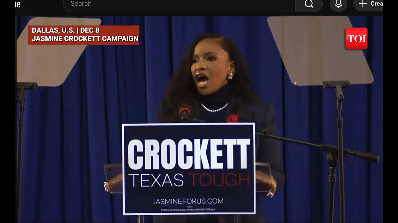 Does Jasmine Crockett think she's going to flip Texas blue?