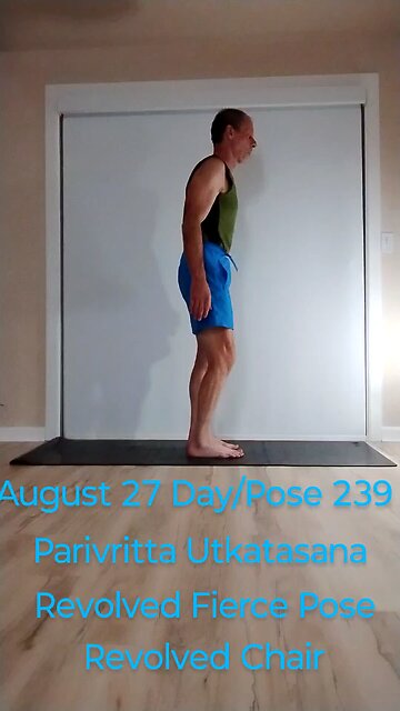 Parivritta Utkatasana / Revolved Chair /Revolved Fierce Pose