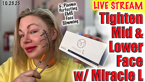 Live Tighten Mid & Lower Face with Miracle L, AceCosm! Code Jessica10 Saves you Money
