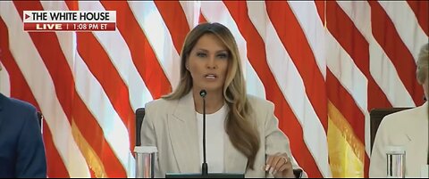 FIRST LADY MELANIA TRUMP💖🇺🇸🥇🪽💃HOST EDUCATION MEETING ON A.I🏛️🇺🇸⭐️