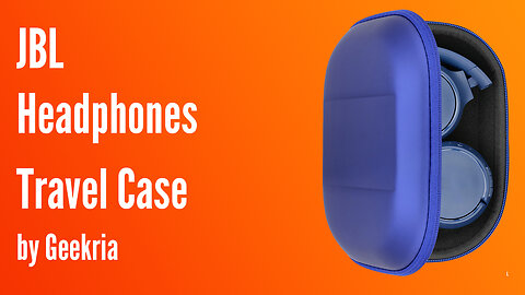 JBL On-Ear Headphones Travel Case, Soft Shell Headset Carrying Case | Geekria