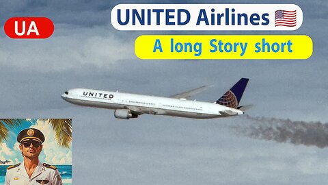 UNITED Airlines ✈️ an American 🇺🇸 LONG Story SHORT 😎