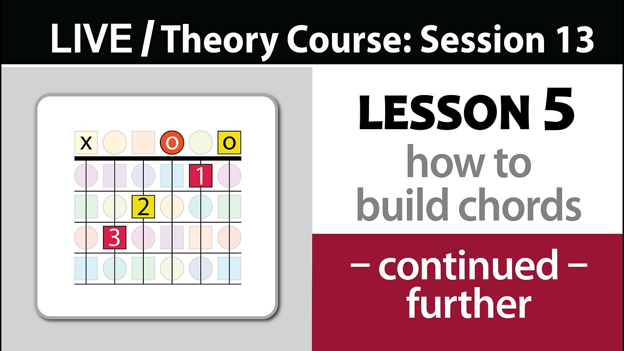 Session 13 - Lesson 5: How to Build Chords (continued further)