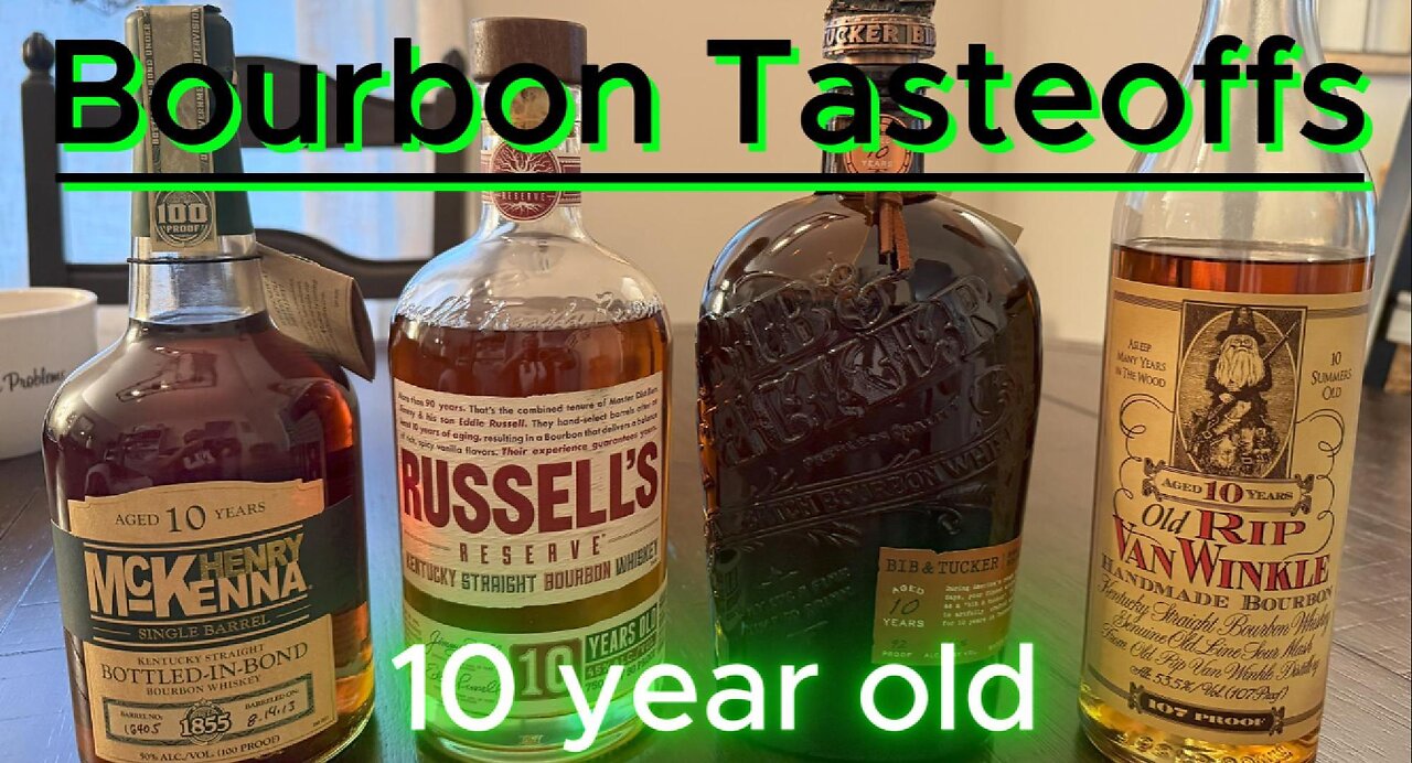 Episode 41 Playoff brackets of the best 10 year old bourbons