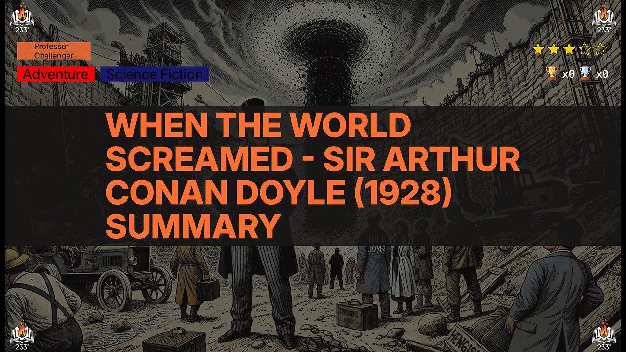 When the World Screamed - Sir Arthur Conan Doyle (1928) Summary (Professor Challenger - 4)