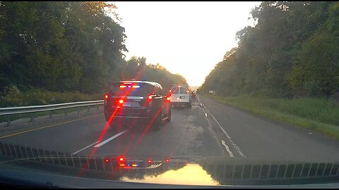 State trooper unleashes instant Karma after getting cutoff.