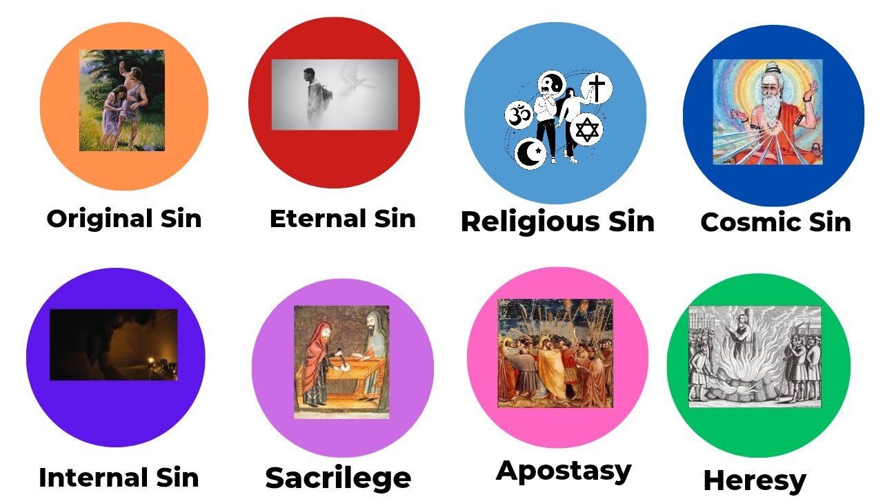 Ogni peccato religioso spiegato DOCUMENTARIO peccati che non saranno mai rimessi a nessun essere umano sulla Terra per via del peccato imperdonabile che non è remissibile appunto..TUTTI HANNO PECCATO E SONO SCHIAVI DEL PECCATO