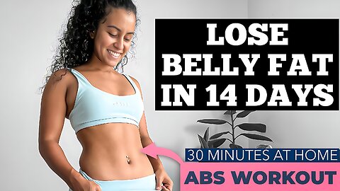 30-Min Belly Fat Burner | At-Home Abs Workout to Lose Weight Fast 🔥💪