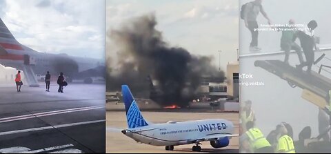 PLANE FIRE & EVACUATION*RECORD GOLD & ECONOMIC CRASH?*ABOLISH IRS?