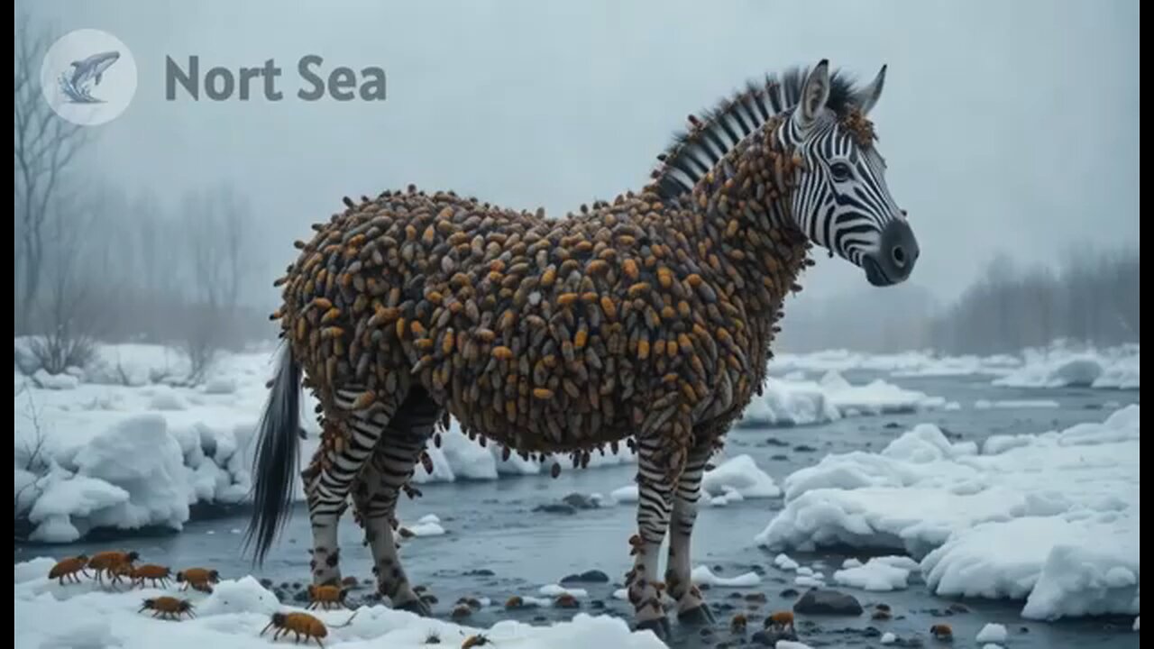 Heroic Panda Successfully Rescues an Injured Zebra from Swarm of Millions of Bees
