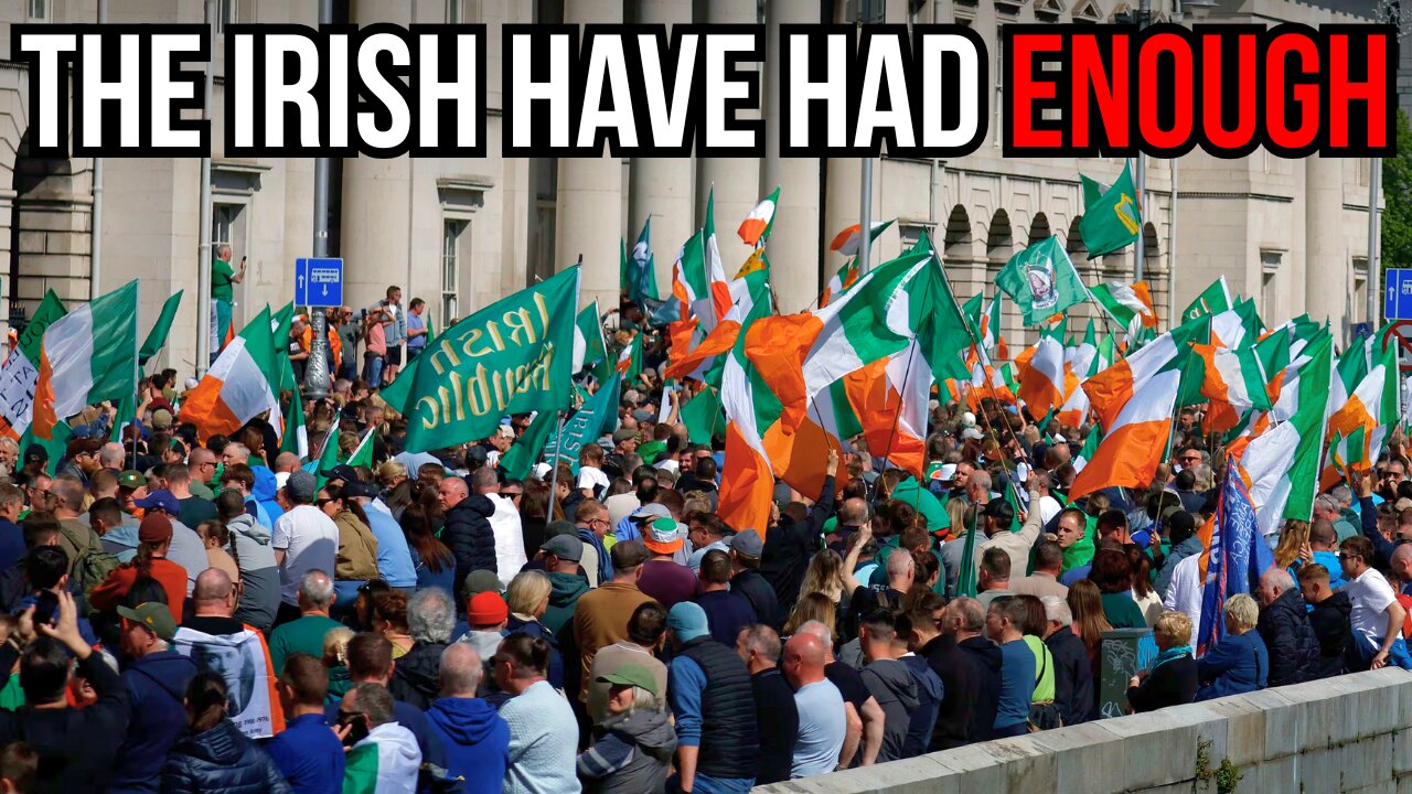 MASSIVE PROTEST IN DUBLIN: 50,000+ People March Against Mass Migration