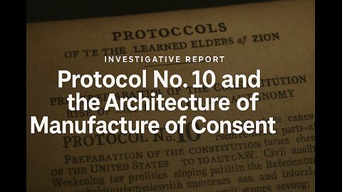 Protocol No. 10 and the Architecture of Manufactured Consent