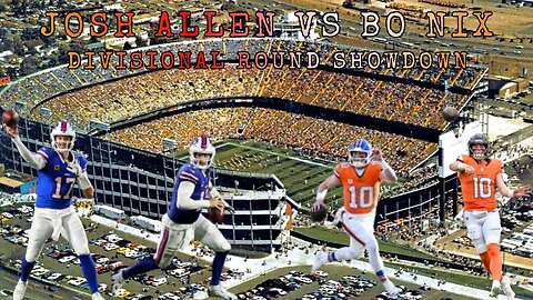 Josh Allen vs Bo Nix Quarterback Matchup @buffalobills @broncos #joshallen #bonix #nflplayoffs