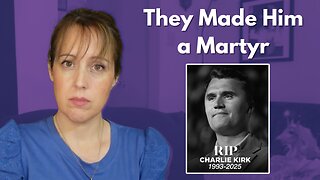They took Charlie Kirk but they cannot take his message. The left h@tes TRUTH, beauty & goodness.