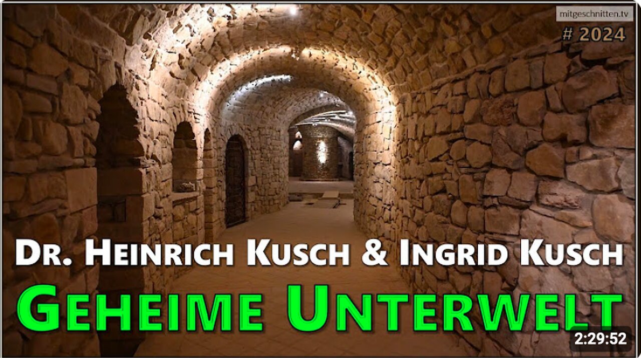 Geheime Unterwelt - Vortrag - Dr. Heinrich Kusch & Ingrid Kusch