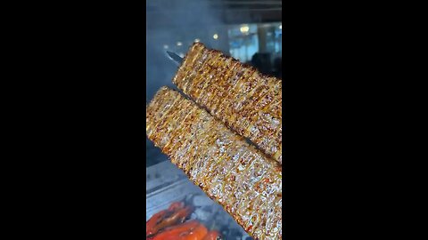 turkish food on fire