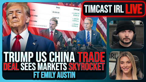Trump US China Trade Deal Sees Market SKYROCKET, EO Signed To DROP Drug Costs | Timcast IRL