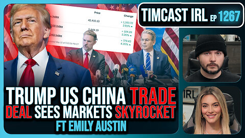 Trump US China Trade Deal Sees Market SKYROCKET, EO Signed To DROP Drug Costs | Timcast IRL
