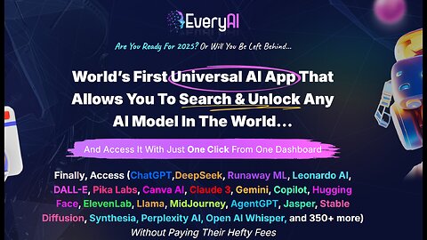 EveryAI Overview: The First Universal AI App That Lets You Search and Unlock Any AI Model Globally