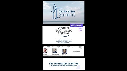 Esbjerg declaration getekend door WEF-leden en ongekozen burgemeesters 30.000 windmolens in Noordzee