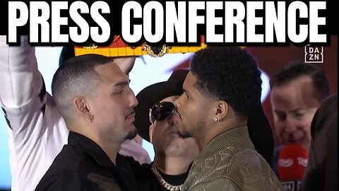 TEOFIMO LOPEZ VS SHAKUR STEVENSON PRESS CONFERENCE REACTION!