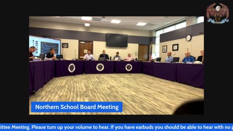 Northern School Board Watch Along 8/26/2025
