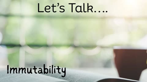 Let’s Talk Immutability