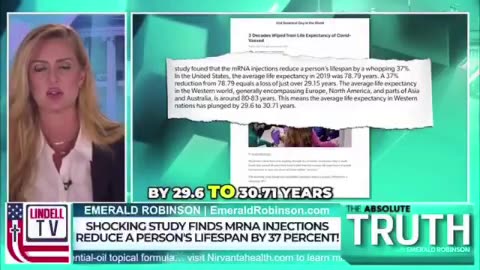 MRNA death jabs reduce lifespan by 37%