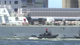 Taiwan coast guard, military stage drills in face of China threats