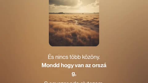 Tell me there’s heaven (megzenésített vers)