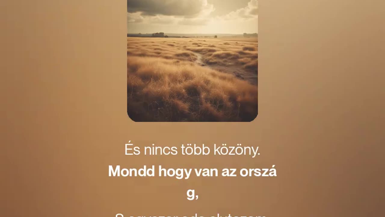 Tell me there’s heaven (megzenésített vers)