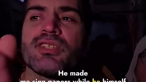 A Palestinian hostage from Gaza, released by the Israeli occupation on Sunday, January 25