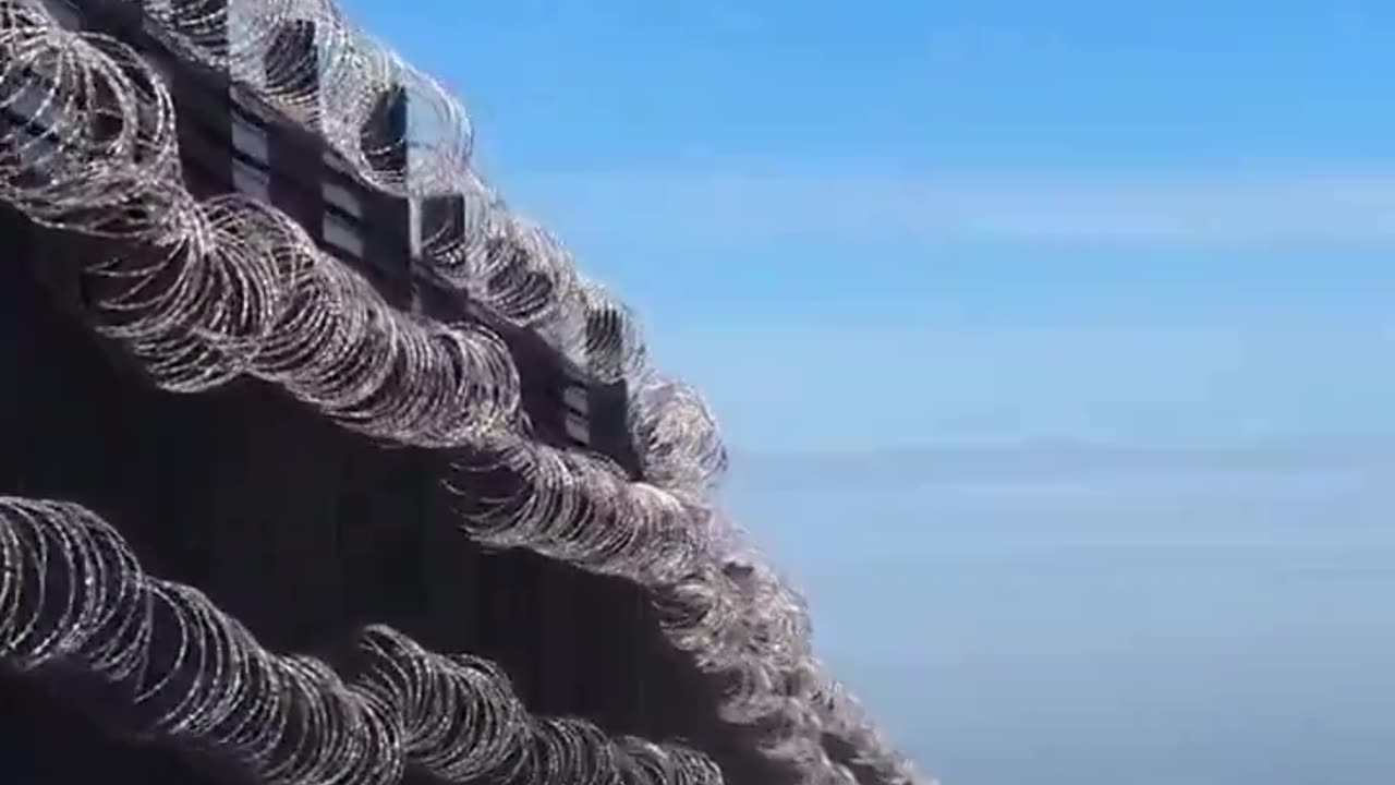 This is the wall that Egypt built on their border.... yet in america. you walk right in.