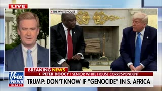 Peter Doocy Says Trump's Meeting With South African President Was 'Awkward'