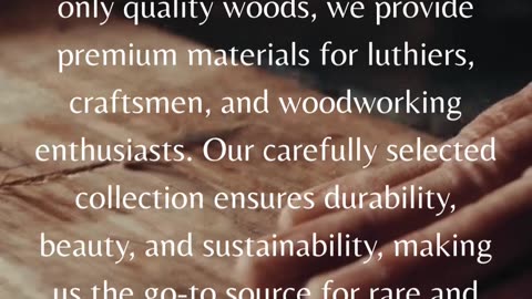 Exotic Woods for Every Craft