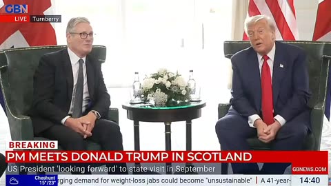 Donald Trump schools Starmer on how to be successful politically using Nigel ...